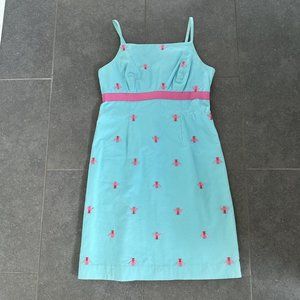 Lilly Pulitzer Womens Bumble Bee Embroidered Shift Dress